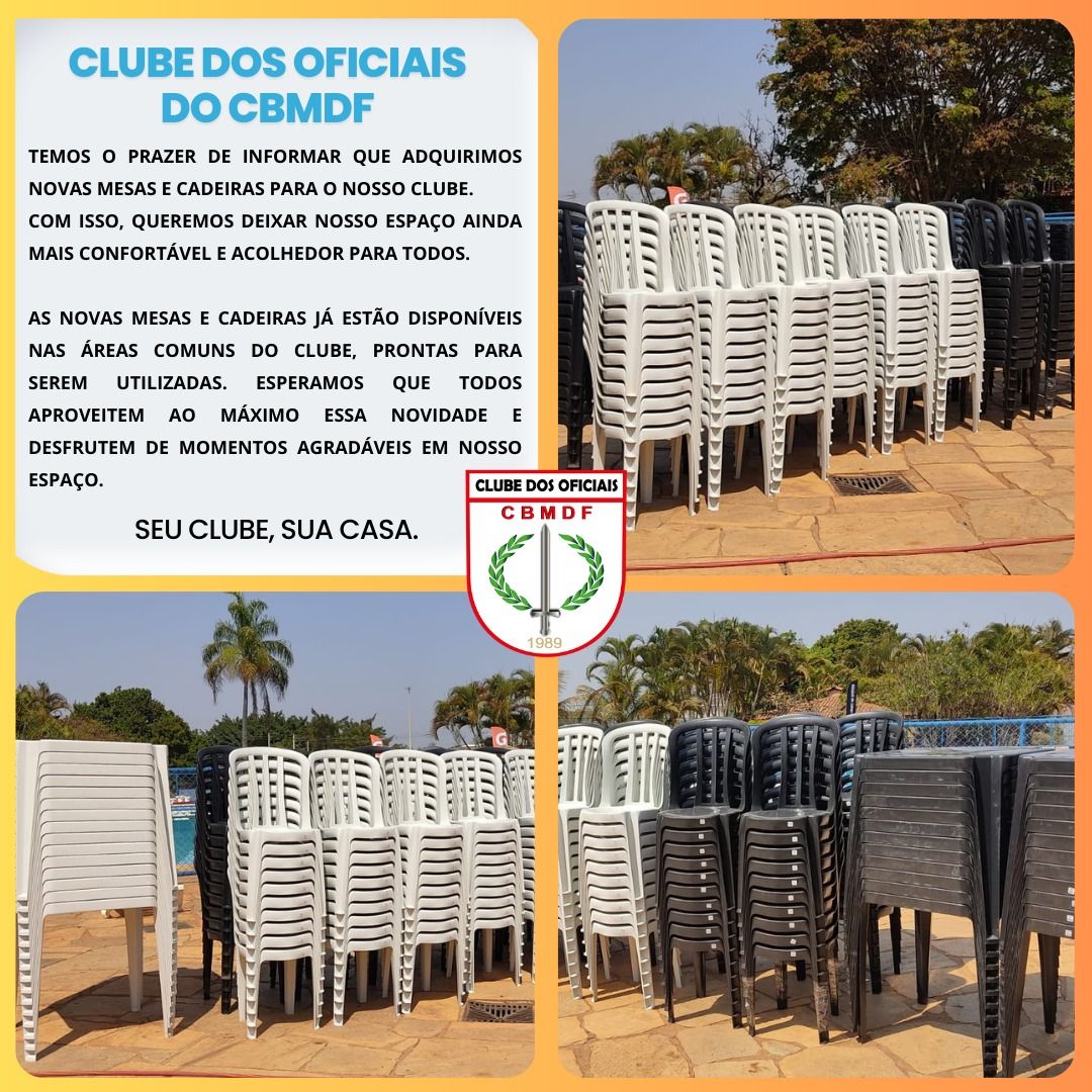 Ambiente social do clube com decoracao